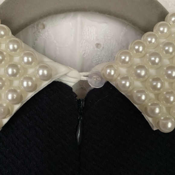 Betsy Johnson Navy Fit & Flare Dress - Picture 4 of 7